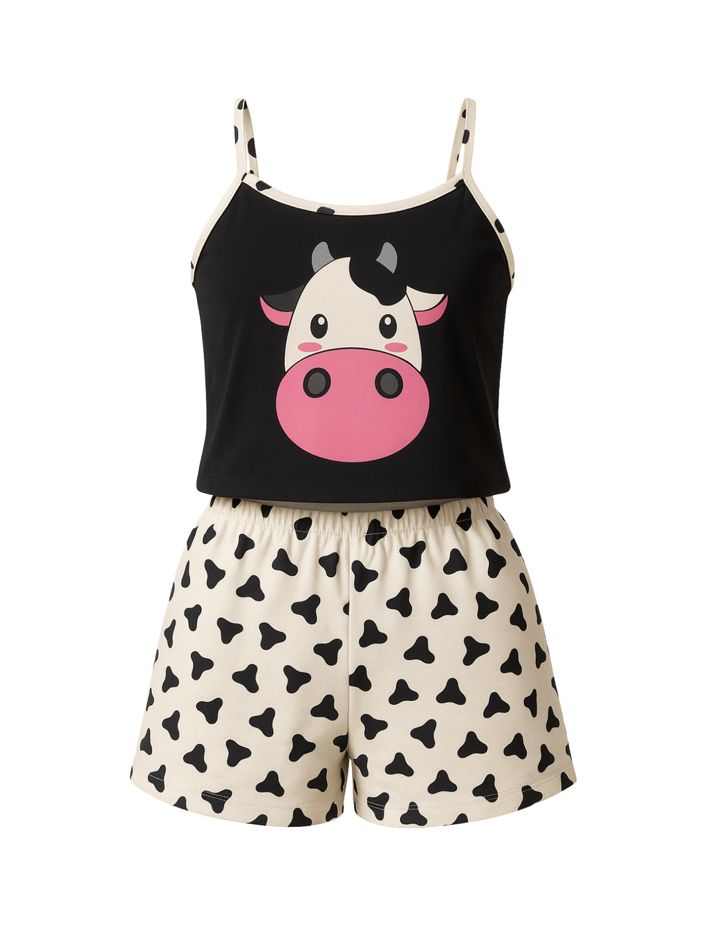 Short Doll Infantil Vaca