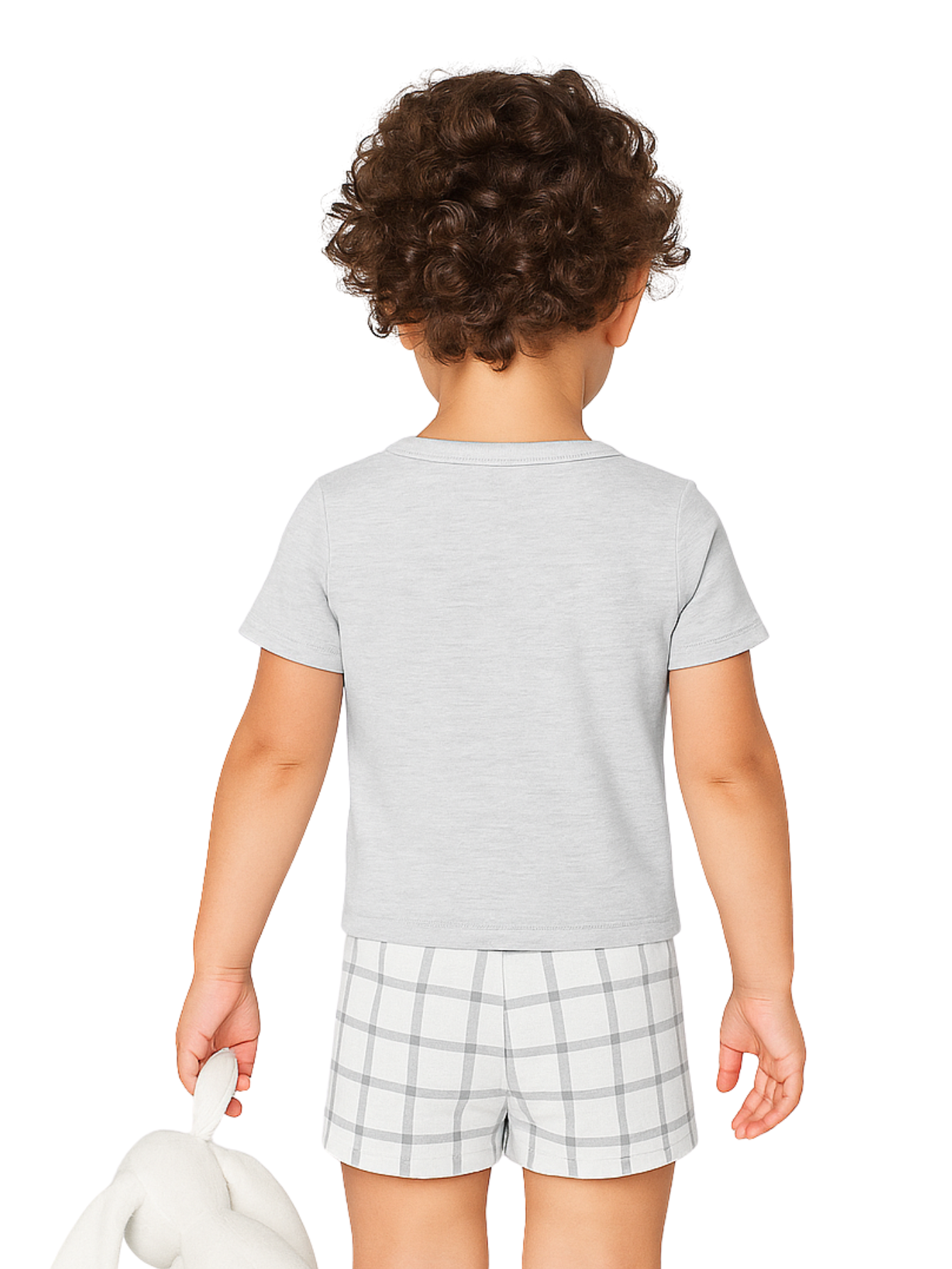 Pijama Curto Xadrez Infantil