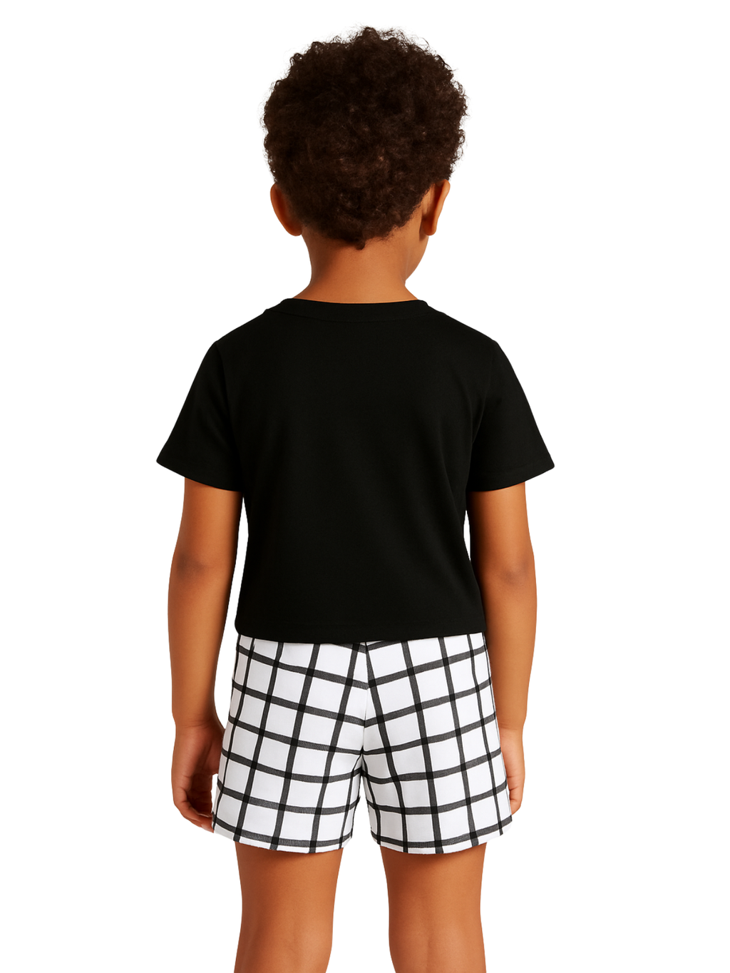 Pijama Curto Xadrez Infantil