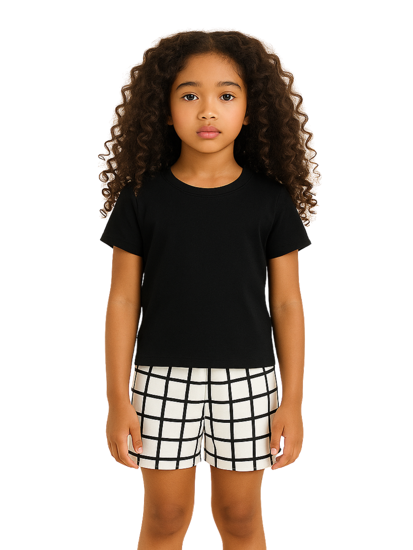 Pijama Curto Xadrez Infantil