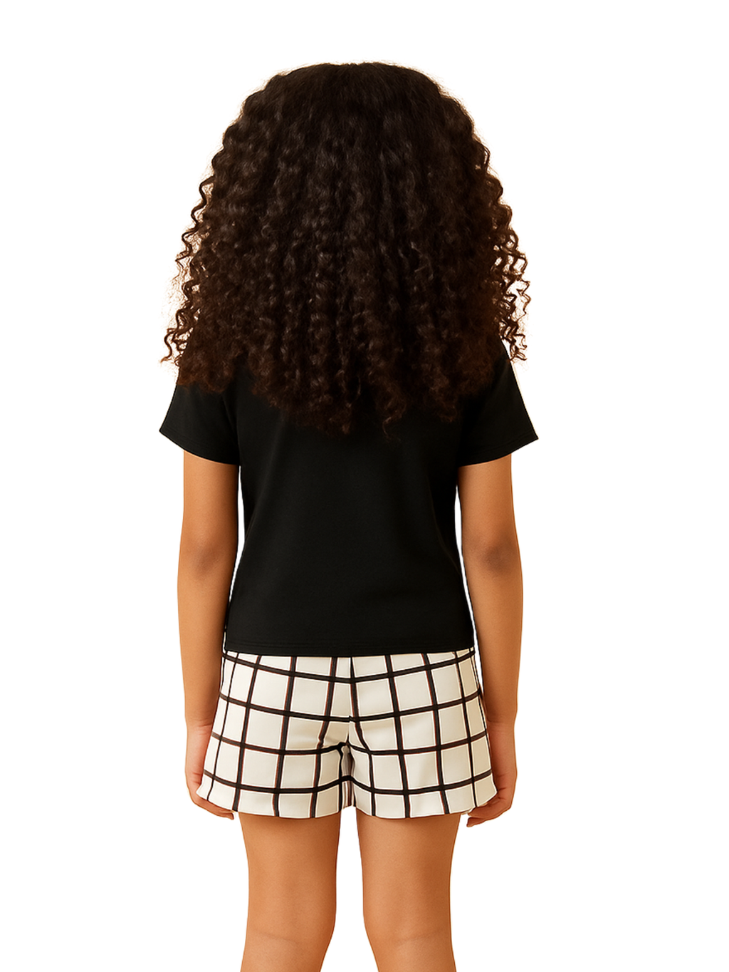 Pijama Curto Xadrez Infantil