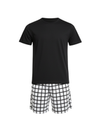 Pijama Curto Xadrez Masculino