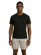 Pijama Curto Xadrez Masculino